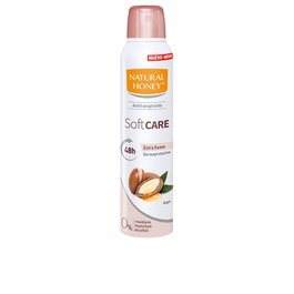Natural Honey Déodorant Spray Soft Care 200 ml - Sans Alcool, Sans Aluminium, Protection 48h