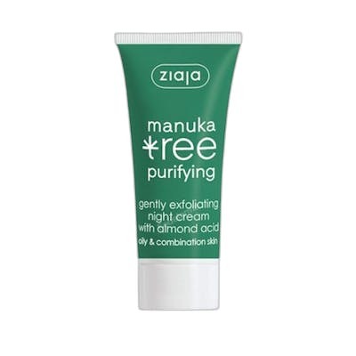 Ziaja Manuka Crème de Nuit 50 ml - Acné, Peau Mixte/Grasse, Acide d'Amande Ziaja Manuka Crème de Nuit 50 ml - Acné, Peau Mixte/Grasse, Acide d'Amande