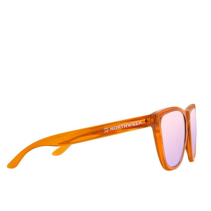Northweek Lunettes de Soleil Caramel Rose Gold Unisexe Verres Polarisés Protection UV400 Design Tendance