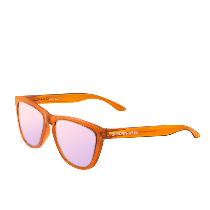 Northweek Lunettes de Soleil Caramel Rose Gold Unisexe Verres Polarisés Protection UV400 Design Tendance