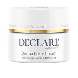 DECLARE DERMA FORTE Crème 50 ml avec Acide Hyaluronique, Panthénol et Cellules Souches - Soin Revitalisant et Illuminateur pour Peau Sensible