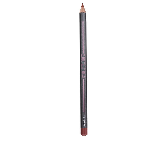 Bperfect Cosmetics Crayon à Lèvres POUTLINE #mwah! - Teinte Apprivoisé (Brun Doux) - Texture Crémeuse, Longue Tenue, Précision