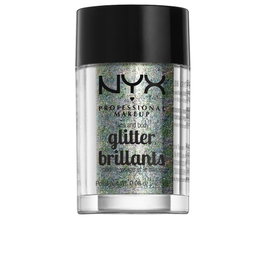 NYX Professional Makeup Paillettes ÉCLAT Visage et Corps #crystal - Poudre Lumineuse Brillante 2,5g Cruelty Free