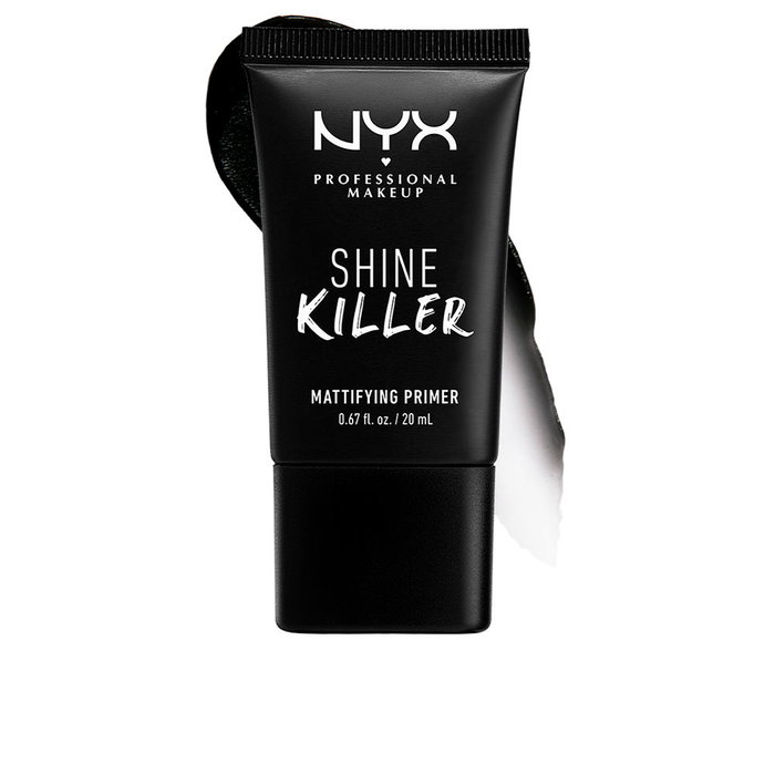 Nyx Professional Make Up Base Matifiante Shine Killer avec Charbon Noir, 20 ml