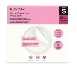 Suavinex Disques Protecteurs d'Allaitement Nature 60 Unités