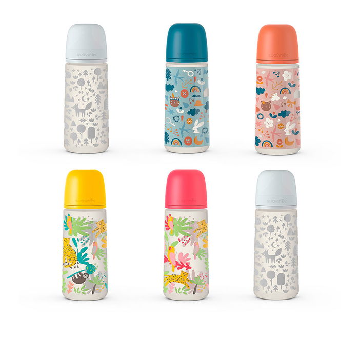 Suavinex Biberon Tétine Physiologique SX Pro Débit L 360 ml, dès 6 mois