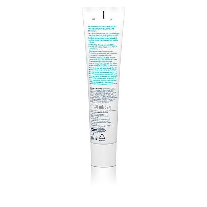 Cerave Gel Contrôle des Imperfections Antibactérien AHA BHA 40 ml