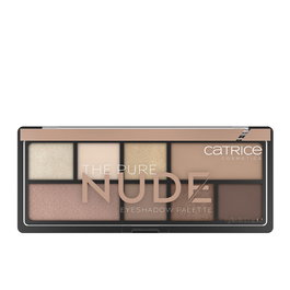 Catrice THE PURE NUDE - Palette d'ombres à paupières - 9 nuances nude intensément pigmentées - 9 g - Texture poudre douce - Make-up