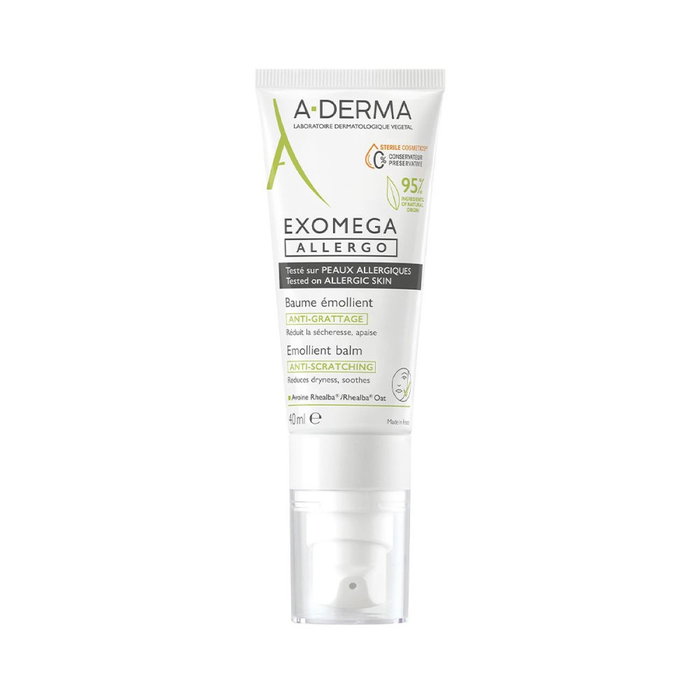A-Derma EXOMEGA ALLERGO baume émollient 40 ml A-Derma EXOMEGA ALLERGO baume émollient 40 ml