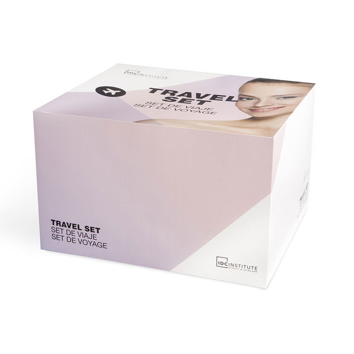 Idc Institute Trousse de voyage 4 pièces 100ml 80ml 10g avec trousse de toilette