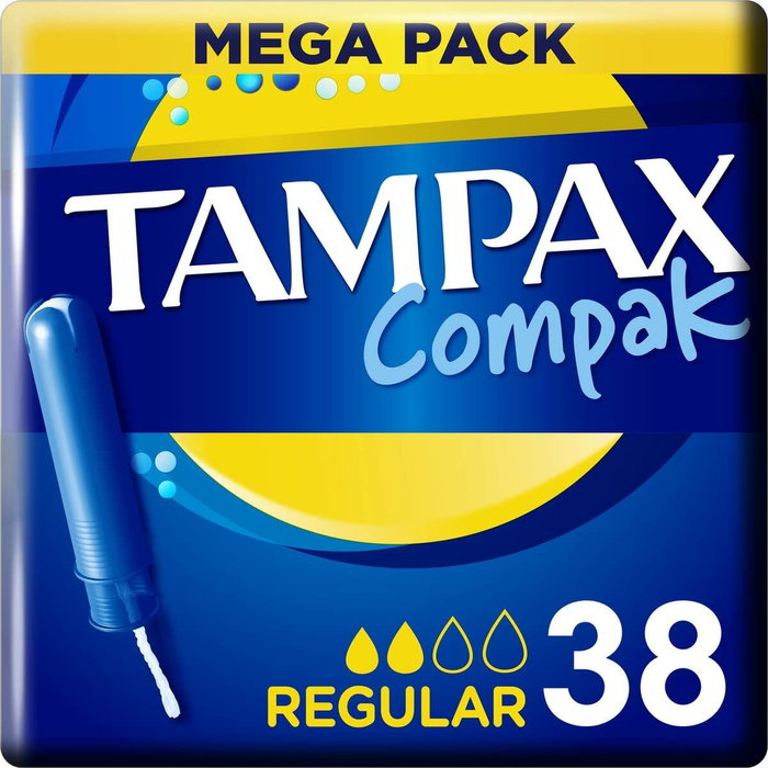 Tampax Compak Tampons Réguliers 38 unités