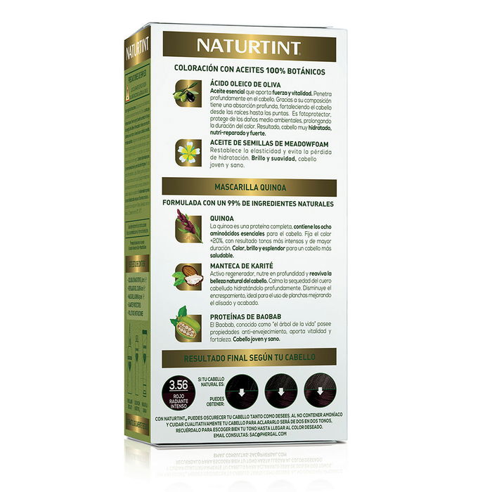 Naturtint Coloration sans ammoniaque #3.56-Rouge Intense Radiant 170 ml