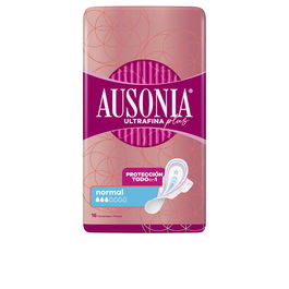 Ausonia Compresses hygiéniques Ultrafina Plus Normal avec ailettes, 16 unités