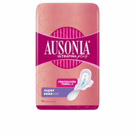 Ausonia Ultrafina Plus Serviettes Super avec Ailes, 14 unités