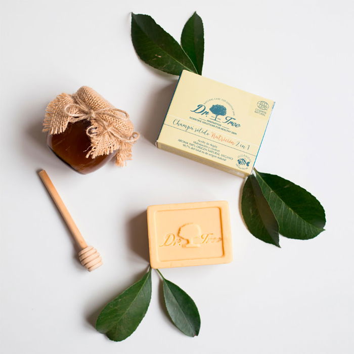 Dr. Tree Shampooing Solide Nutrition 2 en 1 Naturel Zéro Déchet Éco 75g