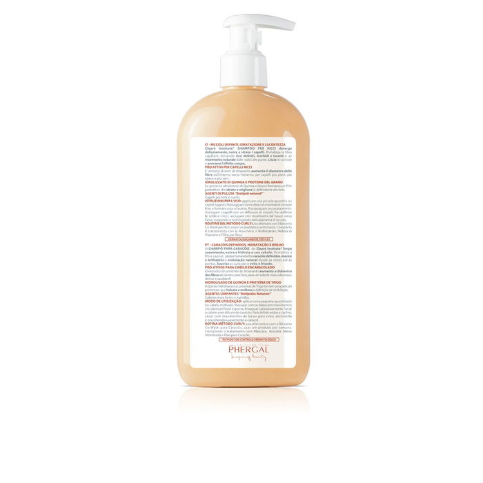 Clearé Institute Shampooing Curly Rizos Definidos Hydratation Brillance 400 ml