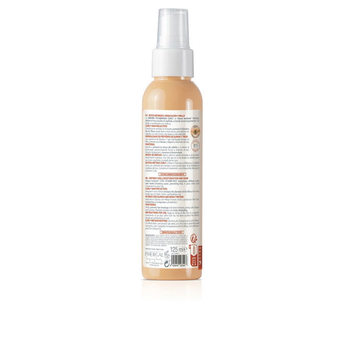 Clearé Institute CURLY VITAMIN MIST - Spray définition boucles, hydratation, brillance, 125 ml