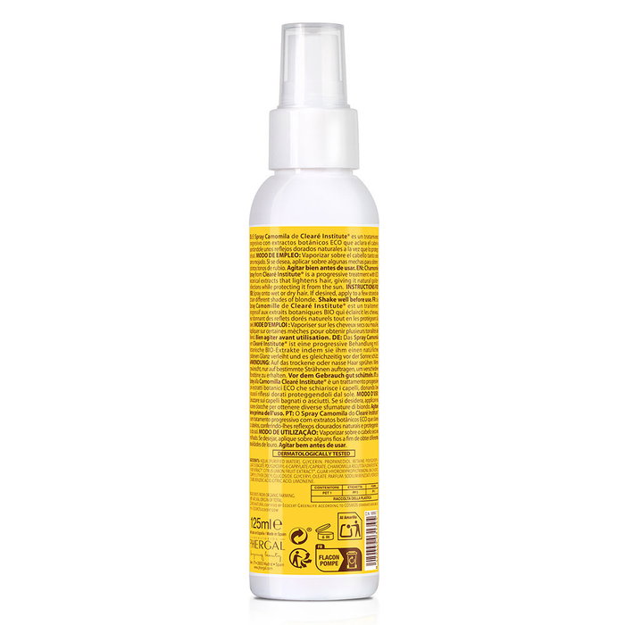 Clearé Institute CAMOMILA eco spray 125 ml - Spray éclaircissant aux reflets naturels, brillance et protection solaire