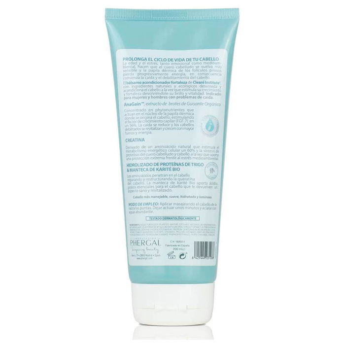 Clearé Institute Après-shampoing Fortalezza Anticadida Anti-chute 200 ml avec AnaGain et Créatine