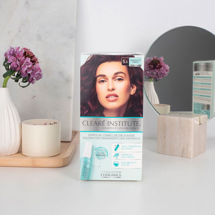 Clearé Institute Coloration Cheveux Délicats #5.6 Chocolat Cerise 1 u