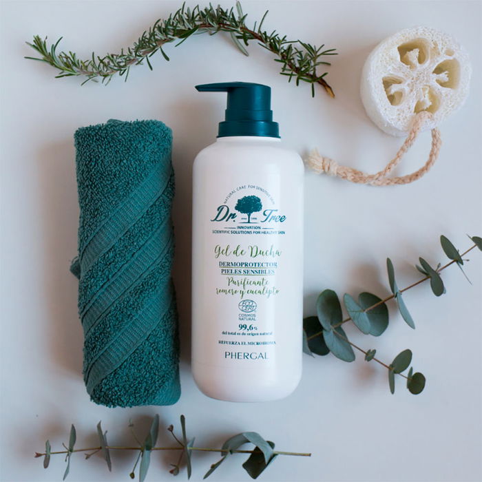 Dr. Tree Gel Douche DERMOPROTECTEUR Purifiant Romarin & Eucalyptus 500 ml