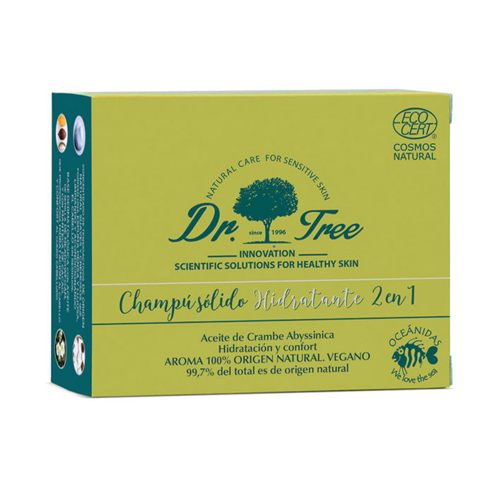 Dr. Tree Shampoing Solide Hydratant 2 en 1 - 75g