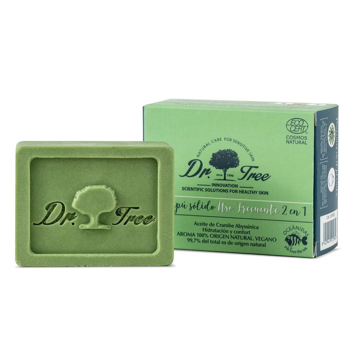 Dr. Tree Shampooing Solide 2 en 1 Usage Fréquent 75 g