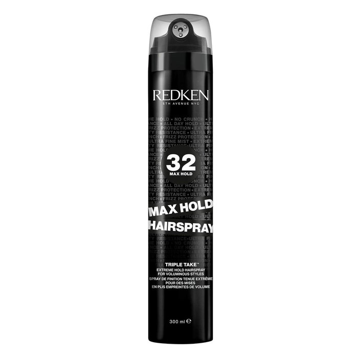 Redken Max Hold Hairspray Spray Fixateur Ultime Forte Tenue 300 mL - Protection Anti-Frisottis et Humidité, Corps et Mouvement Redken Max Hold Hairspray Spray Fixateur Ultime Forte Tenue 300 mL - Protection Anti-Frisottis et Humidité, Corps et Mouvement