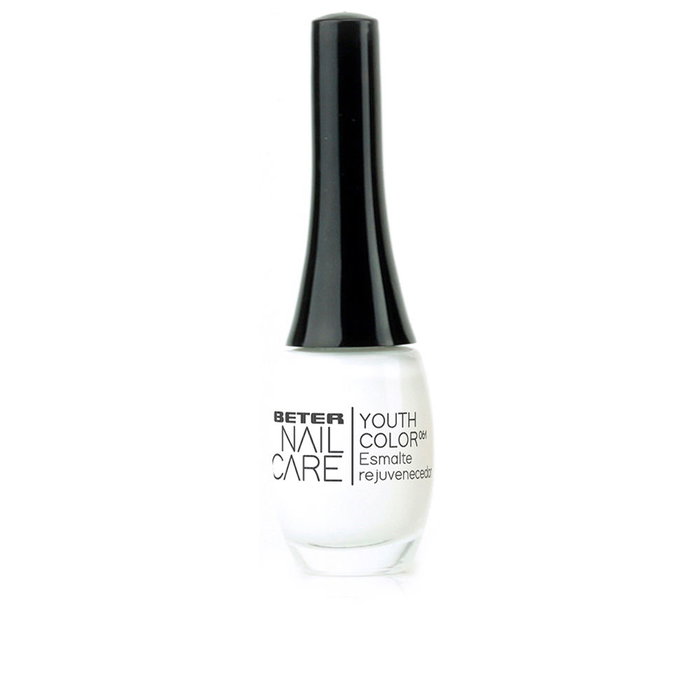 Beter Manucure Française Soin des Ongles Couleur Jeunesse Blanche #061, Vernis Longue Tenue Vitamine C Acide Hyaluronique, 11 ml Beter Manucure Française Soin des Ongles Couleur Jeunesse Blanche #061, Vernis Longue Tenue Vitamine C Acide Hyaluronique, 11 ml