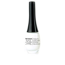 Beter Manucure Française Soin des Ongles Couleur Jeunesse Blanche #061, Vernis Longue Tenue Vitamine C Acide Hyaluronique, 11 ml
