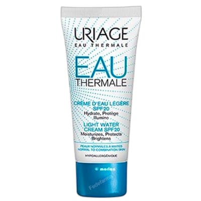Uriage Crème à l'eau thermale hydratante SPF 20, 40 ml Uriage Crème à l'eau thermale hydratante SPF 20, 40 ml