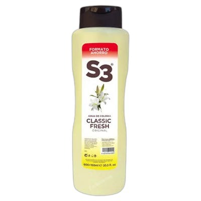 S3 Classic Fresh Eau de Cologne 750 ml