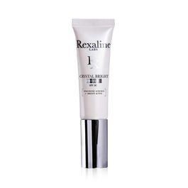 Rexaline CRYSTAL BRIGHT primer SPF30+ 30 ml Fond de teint avec reflets dorés et protection solaire