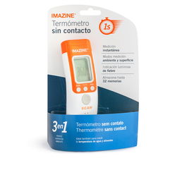 Imazine Thermomètre Sans Contact 3 en 1 Frontal Liquide Ambiant Sans Contact Infrarouge Unisexe 1 unité