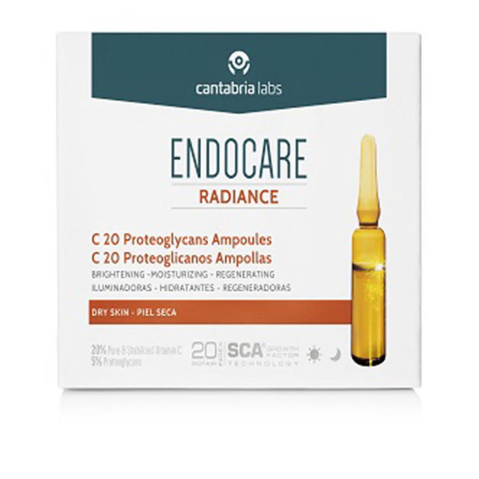 Endocare Radiance C20 Protéoglycanes Ampoules sans huile 30 x 2 ml