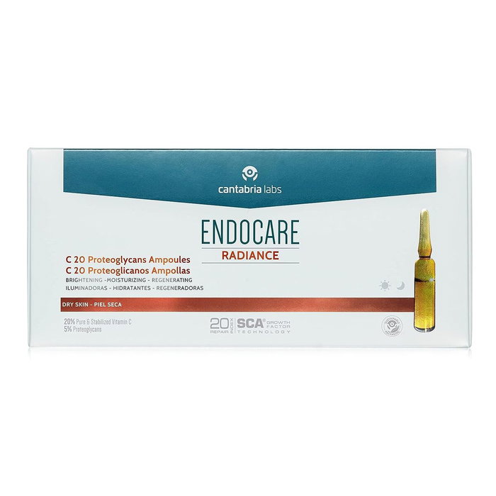 Endocare Radiance C20 Protéoglycanes Ampoules sans huile 30 x 2 ml