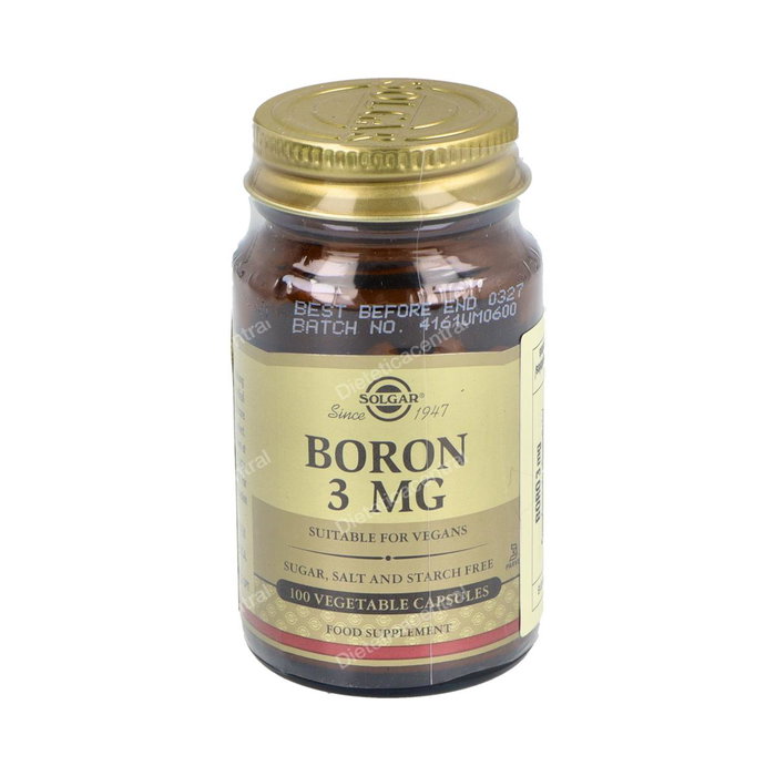 Solgar Bore multichélaté 3 mg, 100 capsules