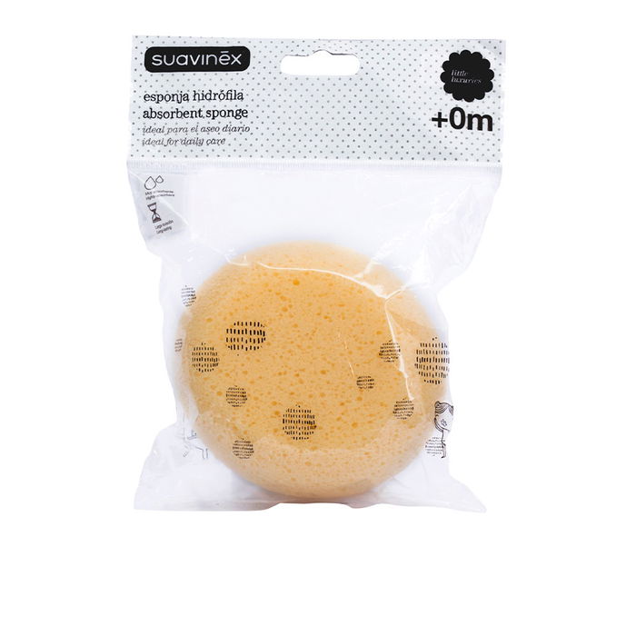 Suavinex Éponge Douce Hydrophile pour Bébé - Absorption Maximale et Toucher Naturel