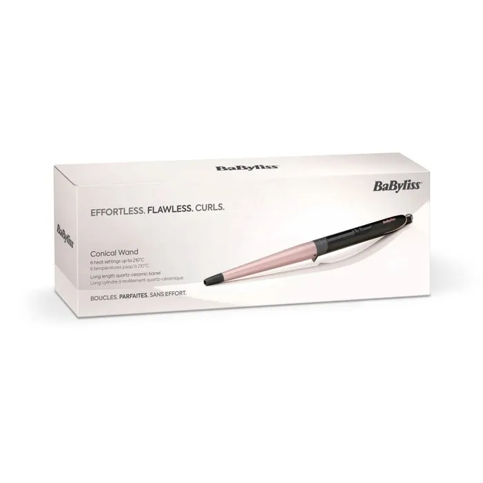 Babyliss Conical Wand C454E Rose Quartz