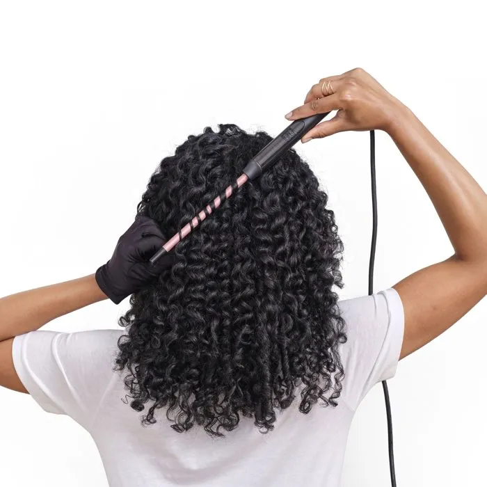 Babyliss C449E Tenacilla Rizadora Profesional 10mm Nano Quartz Ceramic 160-210°C Cable 2.5m Rose