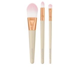 Ecotools Kit 3 Pinceaux Maquillage Vegan Cruelty Free Ready Glow