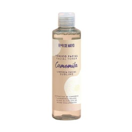 Flor De Mayo Sublime Camomille Tonique Visage 200 ml - Avec Acide Glycolique et Acide Hyaluronique, Pour Pores et Éclat