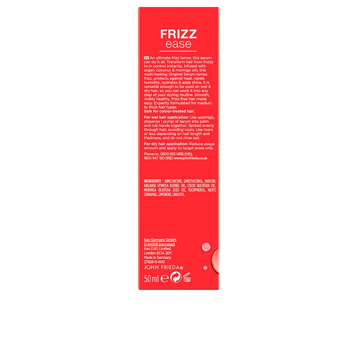 John Frieda Sérum Frizz-Ease Original Tout-en-1 50 ml Contrôle des Frisottis et Brillance