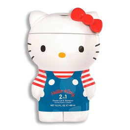 Air-Val Hello Kitty Gel pour Baño &Ch 2D 400 - Gel purificateur d'air pour salle de bain et chambre