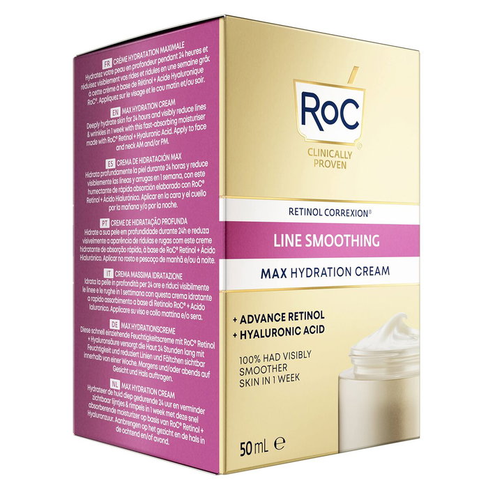 Roc Retinol Correccion Line Smoothing Crème Hydratante 50 ml Roc Retinol Correccion Line Smoothing Crème Hydratante 50 ml