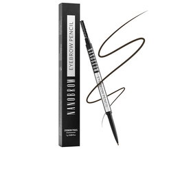 Nanobrow Crayon à Sourcils Ultra-Précis Mine Fine, Teinte Brun Foncé 1 ml, Tenue Longue Durée, 4 Teintes Neutres et Intenses, Dessin et Remplissage des Sourcils