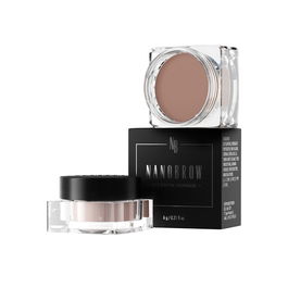 Nanobrow Pomade Sourcils Brun Moyen 6g - Résistante à l'eau et longue tenue pour une définition parfaite