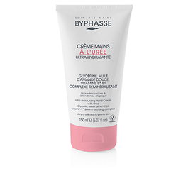 Byphasse Crème Mains Ultra-Hydratante à l'Urée 150 ml - Soin pour Mains Sèches, Sensibles, Atopiques avec Huile d'Amande Douce et Vitamine E