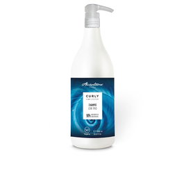 Alcantara CURLY HAIR SYSTEM Shampooing bas poo doux sans sulfates sans silicones pour cheveux bouclés et ondulés 1000 ml