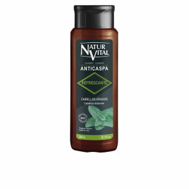 Natur Vital Shampooing Antipelliculaire Rafraîchissant pour Cheveux Gras 300 ml